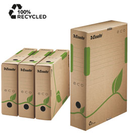 SCATOLA ARCHIVIO ECOBOX - DORSO 10 CM - 32,7X23,3 CM - ESSELTE 72337