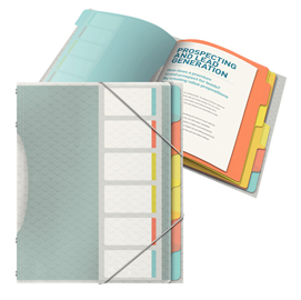 CLASSIFICATORE COLOUR'LCE - 6 DIVISORI - DORSO 2 CM - 26,6X32 CM - MULTICOLORE - ESSELTE 86277