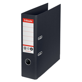 REGISTRATORE A LEVA - CO2 NEUTRAL - DORSO 75 MM - NERO - ESSELTE 94143