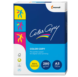 CARTA COLOR COPY - A3 - 280 GR - BIANCO - MONDI - CONF. 150 FOGLI 71489