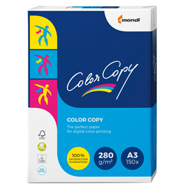 CARTA COLOR COPY - 320 X 450 MM - 280 GR - BIANCO - SRA3 - MONDI - CONF. 150 FOGLI 65604