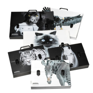 VALIGETTA POLIONDA ANIMAL FRIENDS - 38 X 53 CM - DORSO 5 CM - FANTASIE ASSORTITE - RI.PLAST 92842