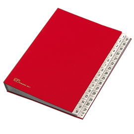 CLASSIFICATORE NUMERICO 1-31 - 643D - 24X34 CM - BLU - FRASCHINI 56590
