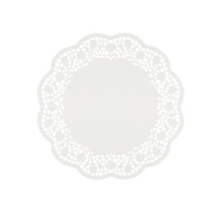 SOTTOTORTA DECORATIVI IN CARTA BIANCA - DIAMETRO 27 CM - CONF. 6 PEZZI 91467