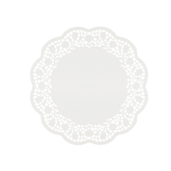 SOTTOTORTA DECORATIVI IN CARTA BIANCA - DIAMETRO 27 CM - CONF. 6 PEZZI 91467