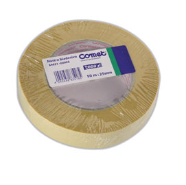 NASTRO BIADESIVO - 50 MT X 25 MM - TRASPARENTE - COMET 62506