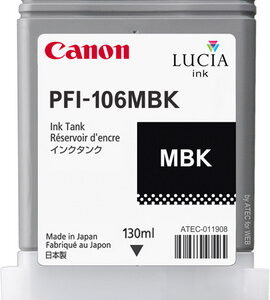 CANON - CARTUCCIA INK - NERO OPACO - 6620B001AA - 130ML CANINPFI106MBK