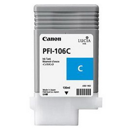 CANON - CARTUCCIA INK - CIANO - 6622B001AA - 130ML CANINPFI106C