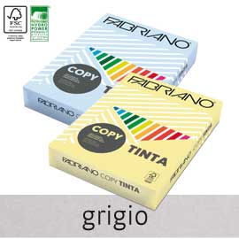 CARTA COPY TINTA - A4 - 80 GR - COLORE TENUE GRIGIO - FABRIANO - CONF. 500 FOGLI 57188