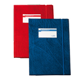 CARTELLINA 3 LEMBI ARCHIVIO 3L F - CON ELASTICO - COLPAN  - 25X35 CM - BLU - SEI ROTA 25593