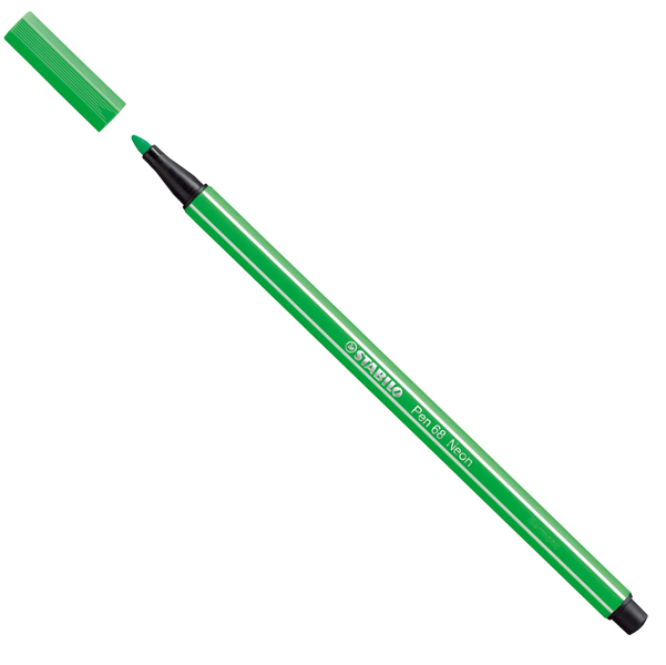 PENNARELLO STABILO PEN 68 VERDE NEON 51860