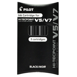 REFILL ROLLER HI TECPOINT V5-V7 CF 3 NERO 68101