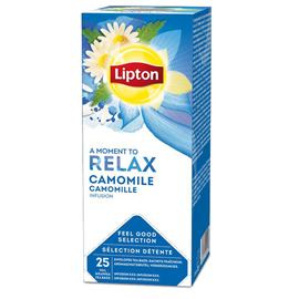 CAMOMILLA - FEEL GOOD SELECTION - IN FILTRO - LIPTON - CONF. 25  PEZZI 100268