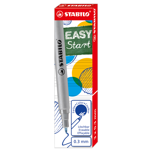 REFILL PER PENNA SFEROGRAFICA ERGONOMICA EASYORIGINAL - PUNTA FINE - BLU - STABILO - SCATOLA  3 PEZZI 80327