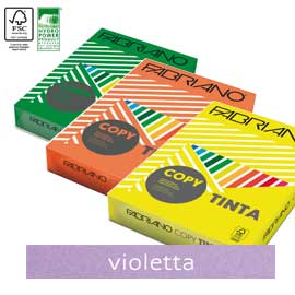 CARTA COPY TINTA - A4 - 80 GR - COLORI FORTI VIOLETTO - FABRIANO - CONF. 500 FOGLI 57170