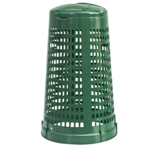 TRESPOLO PORTASACCO - CON ANELLO FERMASACCO - DIAMETRO 38 CM - ALTEZZA 85 CM - 110 L - VERDE - MOBIL PLASTIC 86739