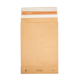 SACCHETTI A FONDO QUADRO E-GREEN - C3 - 35 X 45 X 12 + 10 CM - CARTA KRAFT - AVANA - BONG PACKAGING - CONF. 200 PEZZI 97513