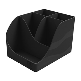 PORTAPENNE PEN WAVE NEODECO - 15,5 X 11,9 X 10,9 CM - NERO - EXACOMPTA 101442