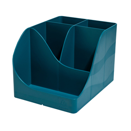 PORTAPENNE PEN WAVE NEODECO - 15,5 X 11,9 X 10,9 CM - BLU ANATRA - EXACOMPTA 101443