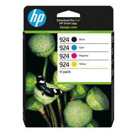 HP ORIGINALE - CARTUCCIA 924 4-PACK - BK/C/M/Y - 6C3Z1NE HP6C3Z1NE