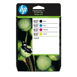 HP ORIGINALE - CARTUCCIA 937 4-PACK - BK/C/M/Y - 6C400NE HP6C400NE
