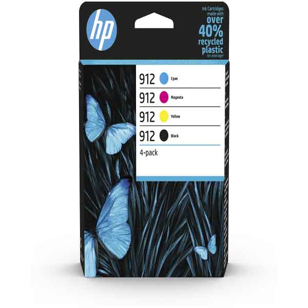 HP - CARTUCCIA INK - 912 - C/M/Y/K - 6ZC74AE - 1.245 PAG HP6ZC74AE