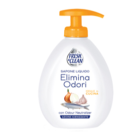 SAPONE GEL - LIQUIDO - ELIMINA ODORI - 300 ML - FRESHCLEAN 94263
