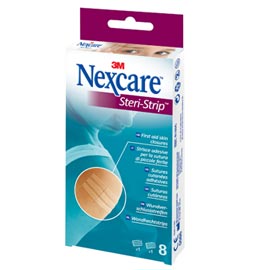 CEROTTI STERI STRIP - 8 STRISCE ASSORTITE - NEXCARE 70862