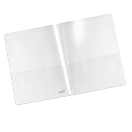 CARTELLINA DOPPIA TASCA PLASTIDEA - PP - TRASPARENTE - ITERNET - CONF. 5 PEZZI 94513