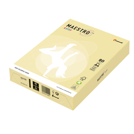 CARTA MAESTRO COLOR - A4 - 80 GR - GIALLO TENUE YE23 - MONDI - CONF. 500 FOGLI 71492