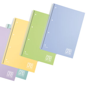 MAXIQUADERNO PASTEL ONE COLOR - A5+ - PERFORATO - QUADRETTO 5 MM - 80 FOGLI - 80 GR - SPIRALATO -  COPERTINA PPL - BLASETTI 89095