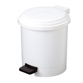 PATTUMIERA A PEDALE  RUF IN PPL BIANCO 6LT 71000
