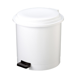 PATTUMIERA A PEDALE  RUF IN PPL BIANCO 12LT 71001