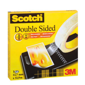NASTRO BIADESIVO SCOTCH  - PERMANENTE - SENZA LINER - 33 M X 12 MM - TRASPARENTE - SCOTCH 47027