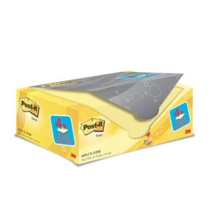 BLOCCO FOGLIETTI - GIALLO CANARY - 76 X 127MM - 72GR - POST IT  - CONF. 20 BLOCCHI 73089