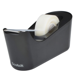 Dispenser da Tavolo C18  Nero + 1 rotolo di nastro adesivo Scotch Magic 19x33 87203