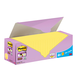 CF. 20+4PZ BLOCCO 90FG.POST-IT SUPER STICKY 76X76MM 654-SSCY-VP24 GIALLO CANARY 101853