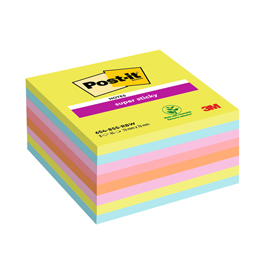 CF. 8PZ BLOCCO 450FG. POST-IT  SUPER STICKY 76X76MM 654-8SSRBW COLORI ASSORTITI 101846