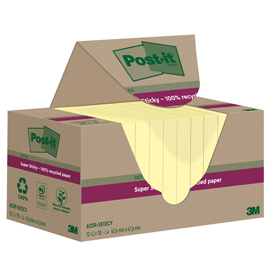 CF. 12PZ BLOCCO 70FG POST-IT SUPERSTICKY GREEN 47,6X47X6MM 622R-SSCY GIALLO 101865