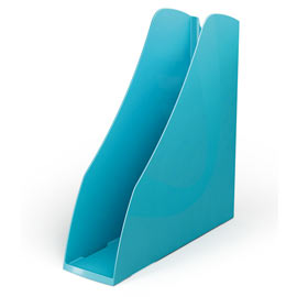 PORTARIVISTE MYDESK - 26,6X27,8 CM - DORSO 7,5 CM - TURCHESE - ARDA 74994