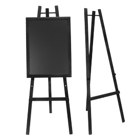 CAVALLETTO IN LEGNO NERO H165CM SECURIT 71635