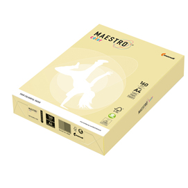 CARTA MAESTRO COLOR - A4 - 160 GR - GIALLO TENUE YE23 - MONDI - CONF. 250 FOGLI 71498