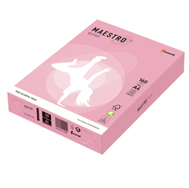 CARTA MAESTRO COLOR - A4 - 160 GR - ROSA TENUE PI25 - MONDI - CONF. 250 FOGLI 71501