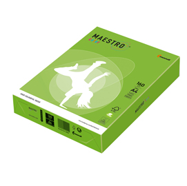 CARTA MAESTRO COLOR - A4 - 160 GR - VERDE FORTE MA42 - MONDI - CONF. 250 FOGLI 71514