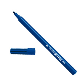 PENNARELLI OFFICE PUNTA FELTRO - PUNTA FINE - TRATTO 0,70MM - BLU - TRATTO - CONF. 12 PEZZI 28219
