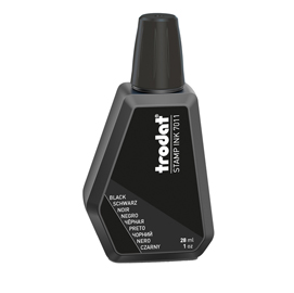 INCHIOSTRO NERO 28ml per TIMBRO IN GOMMA 7011 TRODAT 73337