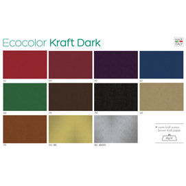 CARTA REGALO - KRAFT - DARK - 70X100 CM - REX SADOCH - SCATOLA 100 FOGLI 88314