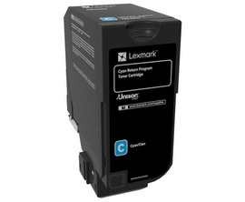 LEXMARK/IBM - TONER - CIANO - 74C20C0 - RETURN PROGRAM - 3.000 PAG IBM74C20C0