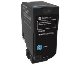 LEXMARK/IBM - TONER - CIANO - 74C2HC0 - RETURN PROGRAM - 12.000 PAG IBM74C2HC0