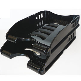VASCHETTA PORTACORRISPONDENZA SUNRISE - 33,5X25,4X7CM - 23X32CM - NERO - ARDA 75073